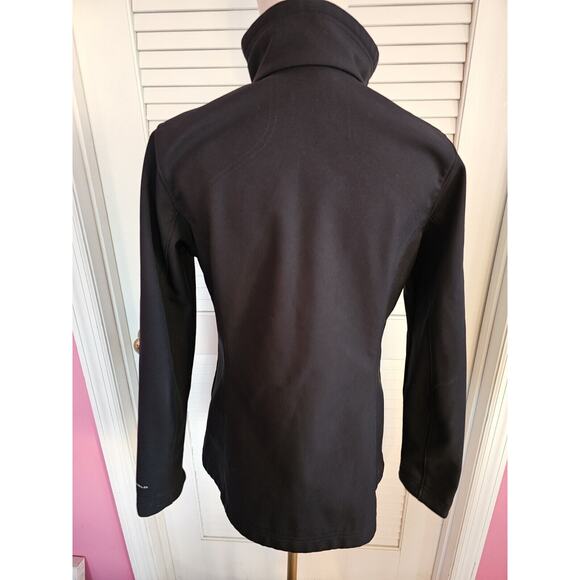 Columbia Womens Kruser Ridge Soft Shell Jacket Black SZ S OmniShield Water Resis - Picture 2 of 4